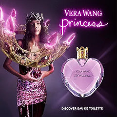 "Vera Wang Princess Eau de Toilette 3.4 fl oz (Pack of 1), Notes of Apple, Quava, and Vanilla, Women's Fragrance, Long Lasting, Everyday Fragrance